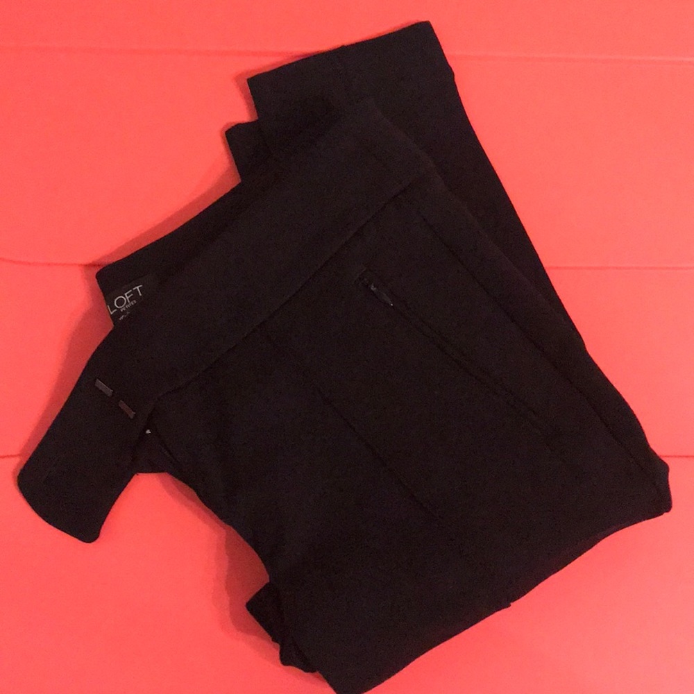 Loft Black Dressy Leggings